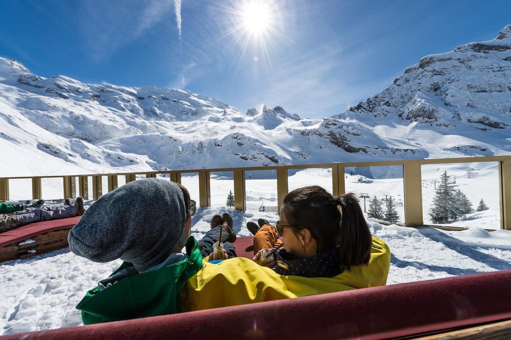 אנגלברג Berghotel Truebsee - Accessible Only By Cable Car מראה חיצוני תמונה