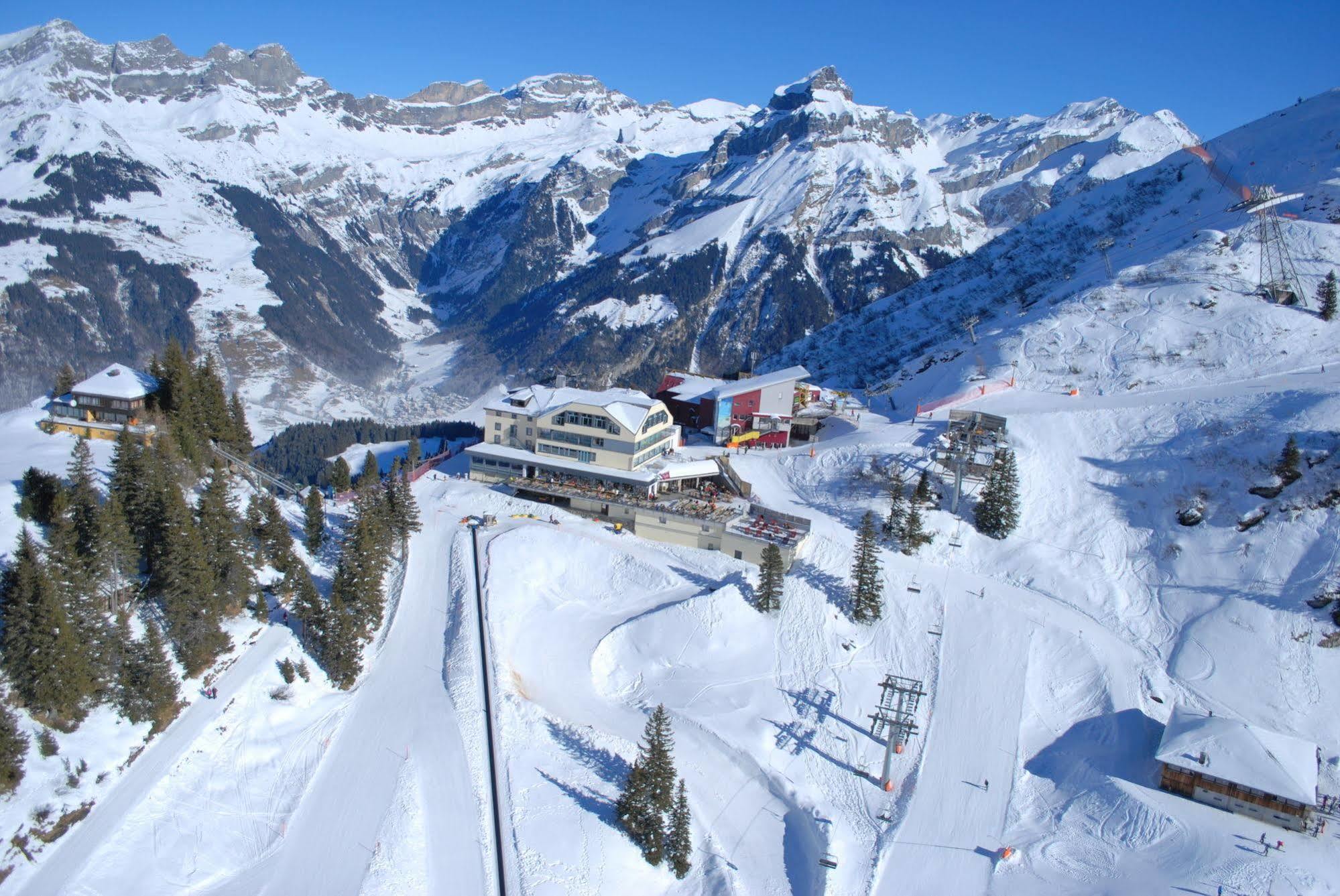 אנגלברג Berghotel Truebsee - Accessible Only By Cable Car מראה חיצוני תמונה